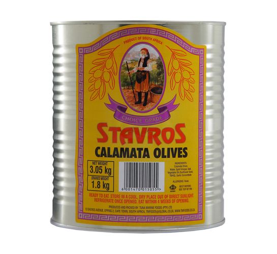 Stavros Olives Calamata (1 x 3.05kg)