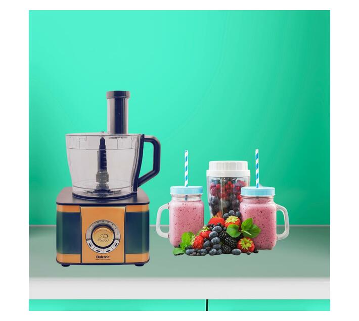 Balzano Multifunction Food Processor Teal 1100W Makro
