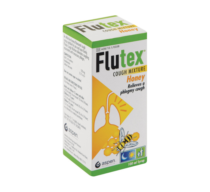 FLUTEX COUGH MIXTURE 100ML, HONEY Makro