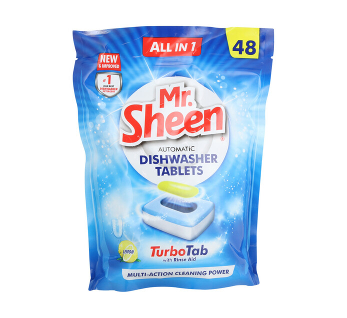 Mr. Sheen Dishwashing Tablets Lemon (1 x 48's)