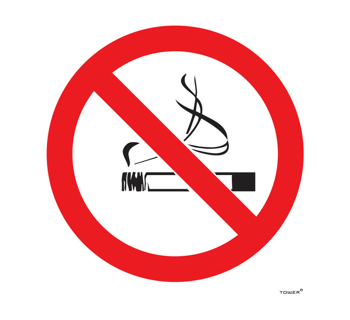Tower 150x150mm Sign No Smoking Each 