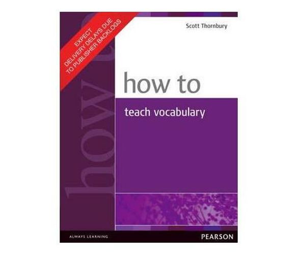 How to Teach Vocabulary (Paperback / softback)