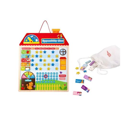 TookyToy Deluxe Responsibility Chart With Bag