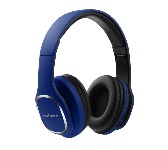 Volkano Headphones Bluetooth Wireless - Phonic Series - Blue