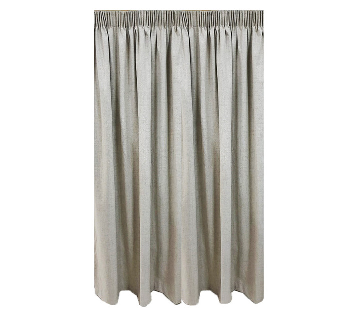 Matoc Designs Readymade Curtain Blackout Lt Coffee Taped 400cm W