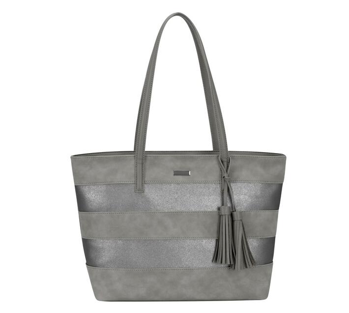 Supanova Tassles Ladies Laptop Bag Dark Grey Multimedia Bags