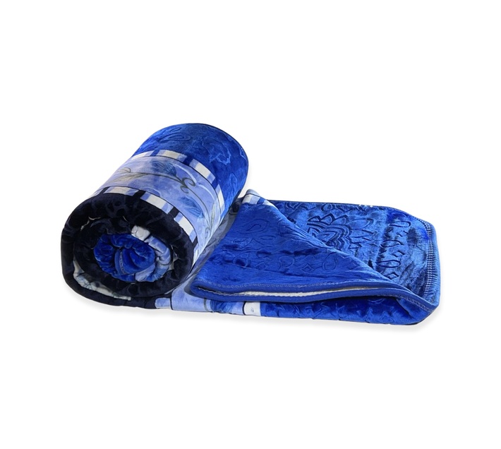 Loriene™ Ceinal Mink Blankets with Under Layer of Fleece Blue Makro