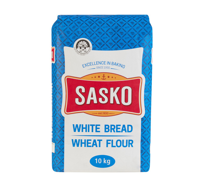 Sasko White Bread Wheat Flour (1 x 10kg) Makro