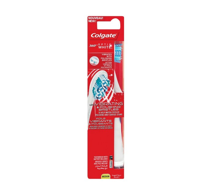 Colgate 360 Optic White Power Toothbrush (1 x 1's)
