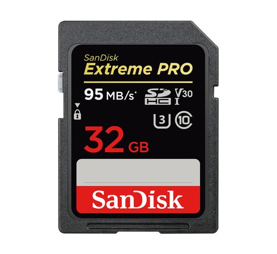 Sandisk Extreme Pro SDHC 32GB - 95MB/s V30 UHS-I U3 