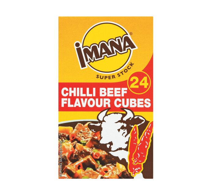 Imana Stock Cubes Chilli Beef (1 x 24's) Makro