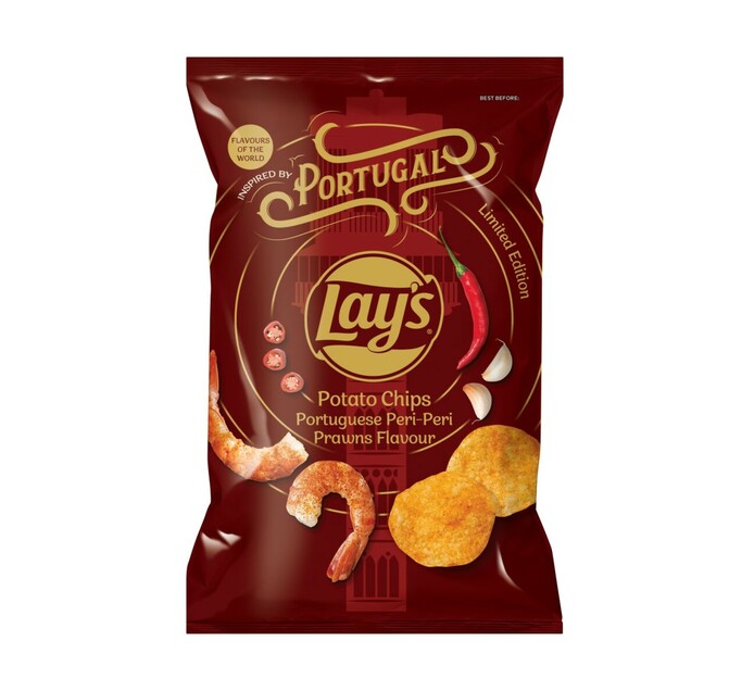 Lay's Potato Chips Portuguese Peri Peri Prawns (1 X 120g) Makro