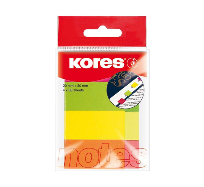 Kores Paper Index Booklet Assorted 50 Sheet Makro