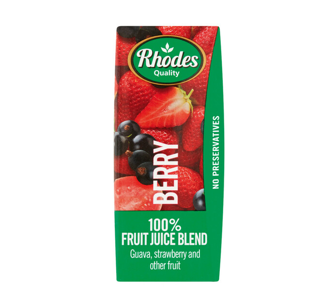 Rhodes Fruit Juice Blend Berry (24 x 200ml)