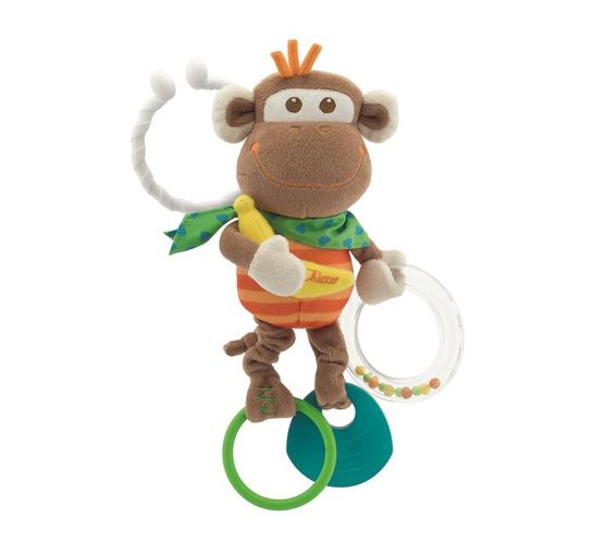 Chicco Baby Senses Vibrating Monkey - Multi primary colours