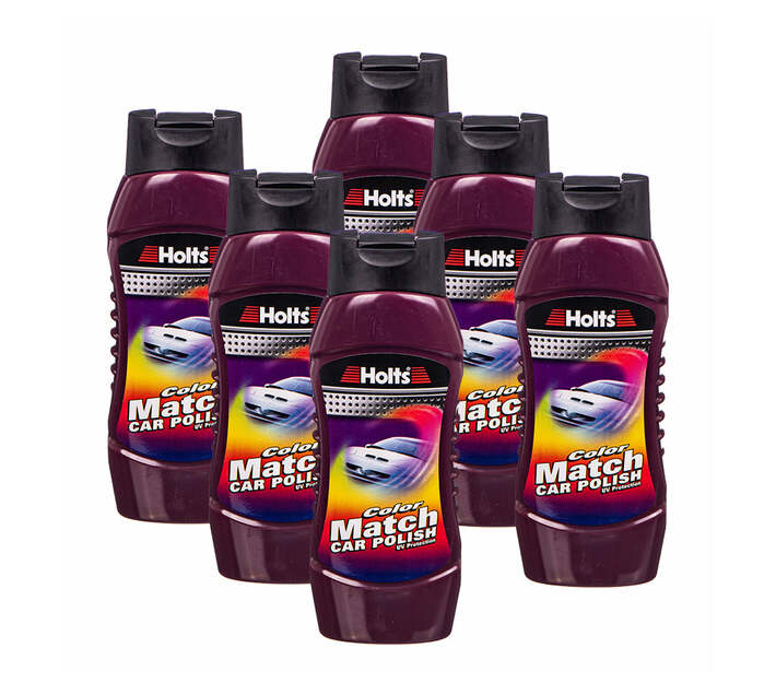 HOLTS COLOUR MATCH CAR POLISH DARK RED (500ML x 6) Makro