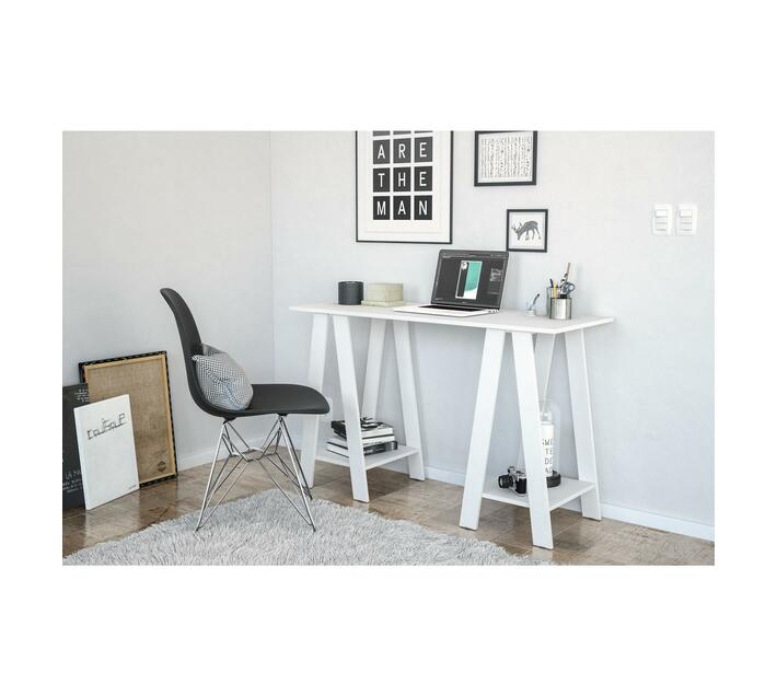 Delta White Office Table Makro