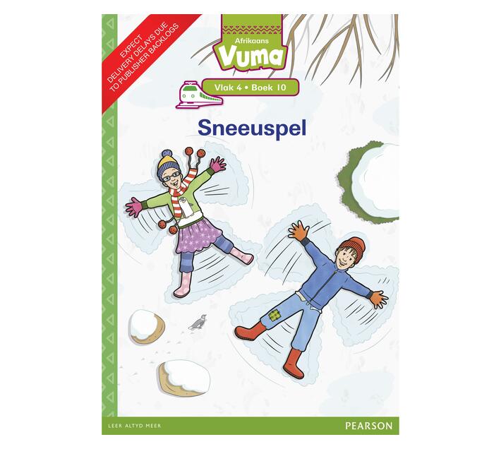 Vuma Afrikaans Huistaal Vlak 4 Boek 10 Grootboek: Sneeuspel : Vlak 4: Boek 10 : Grade 1 (Paperback / softback)