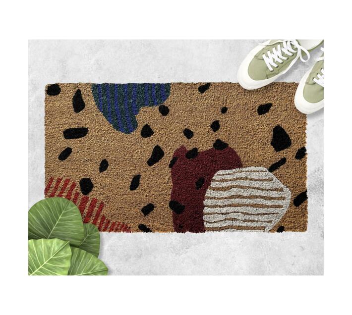 Terrazzo Design Coir Door Mat 700 x 400 x 14mm Makro