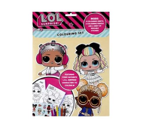 Book activity lol surprise colouring set | Makro