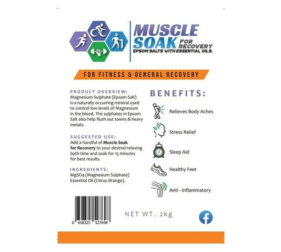 MUSCLE SOAK FOR RECOVERY - Packed in 2KG