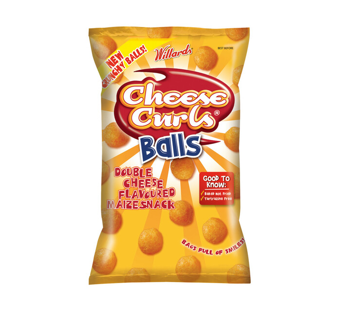 Willards Cheese Curl Balls Cheese (1 x 100g) Makro