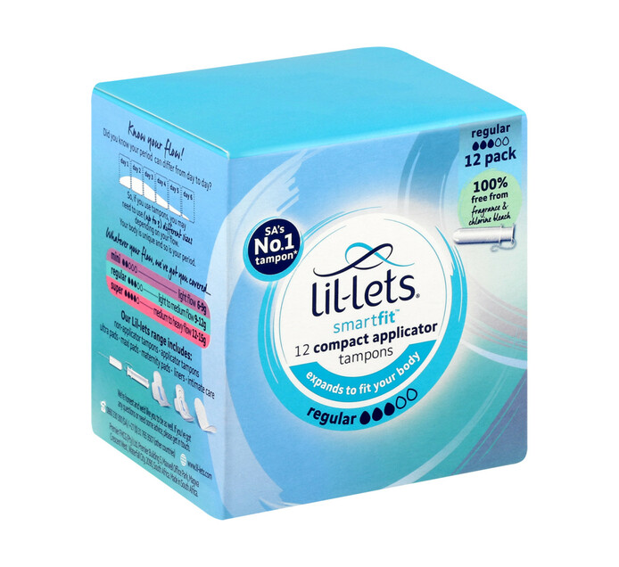 Lillets Compact Applicator Regular (1 x 12's) Makro