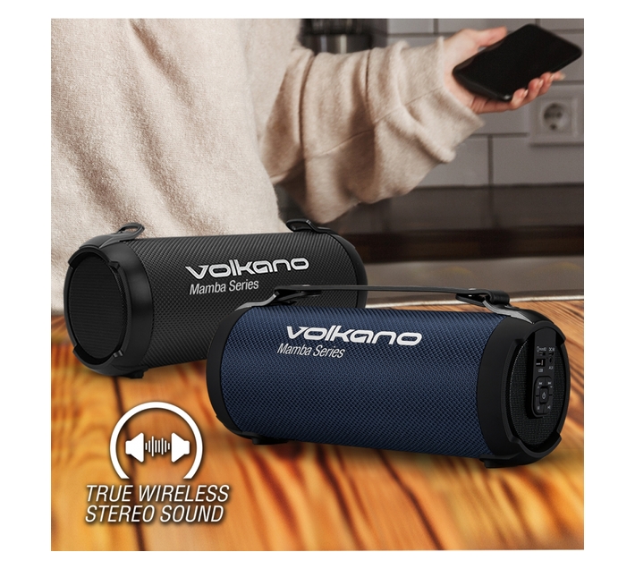 Volkano Portable Bluetooth Speaker with FM Radio and Micro SD Card