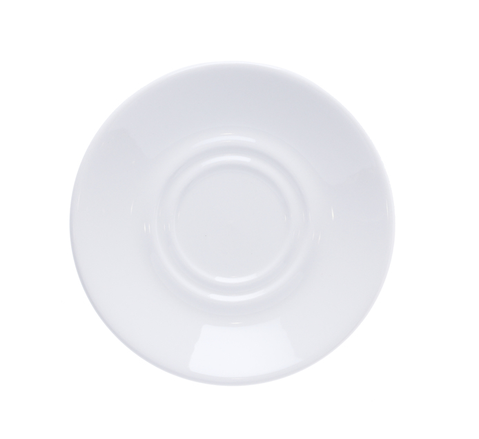 Continental Crockery 16 cm Cafe Cappuccino Saucers 6-Pack 