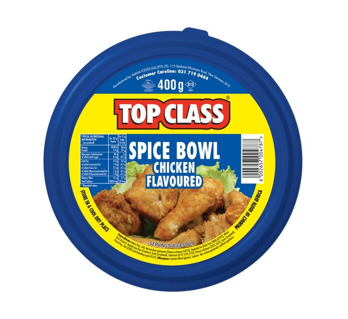 Top Class Spice Bowl Chicken (10 x 400g) Makro