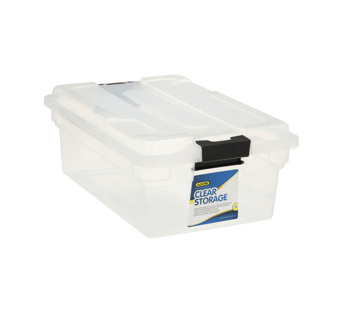 Addis 11l Clear Storage Box Plastic Plastic Plastic Storage