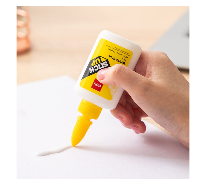 Deli Stick Up 40ml White Glue Set of 12 39445 Makro