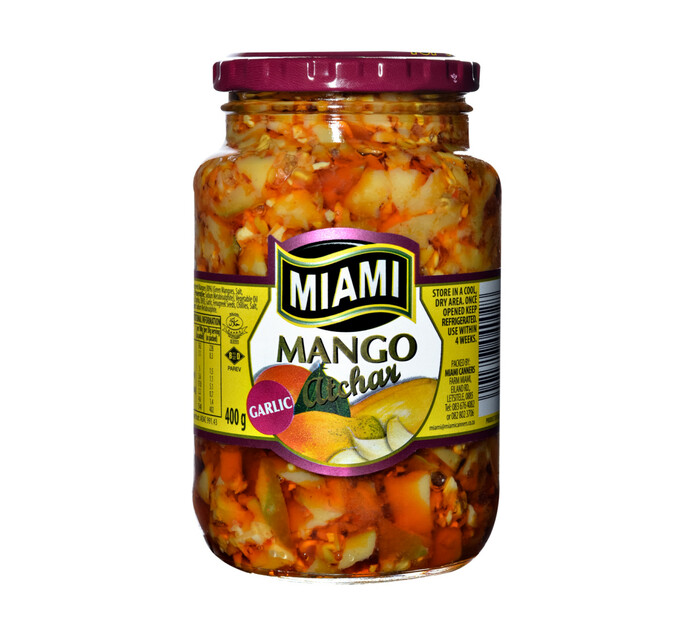Miami Mango Achar (All variants) (12 x 400g) Makro