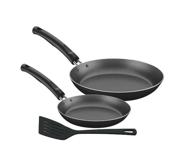 Tramontina 3 Piece Aluminum Frying Pan Set, Chelsea Range, Internal Non
