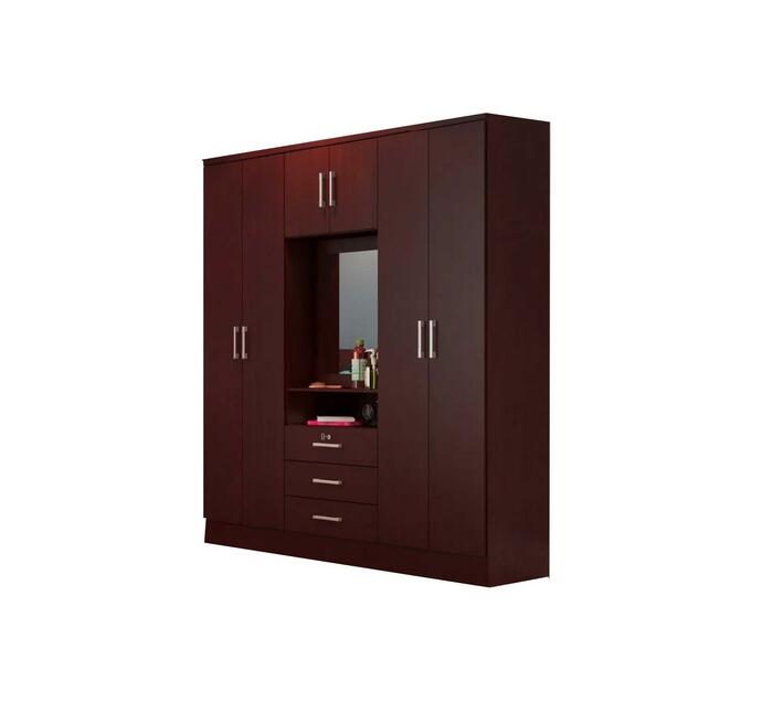 Conttento 6 Door Wardrobe With Mirror Makro