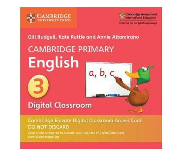 Cambridge Primary English Stage 3 Cambridge Elevate Digital Classroom Access Card (1 Year) (Digital product license key)