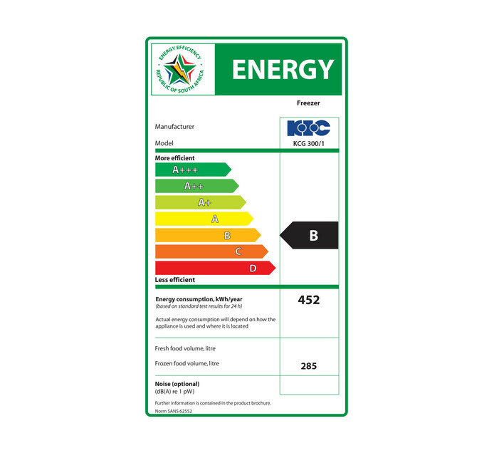 KIC 285 l Chest Freezer Makro
