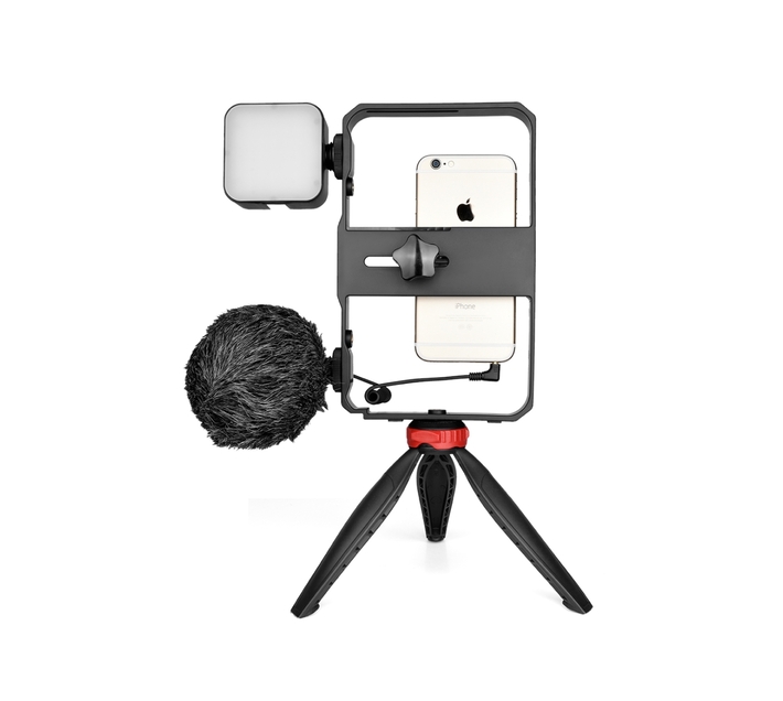 YELANGU Phone Vlogging Kit with Tripod Grip Makro