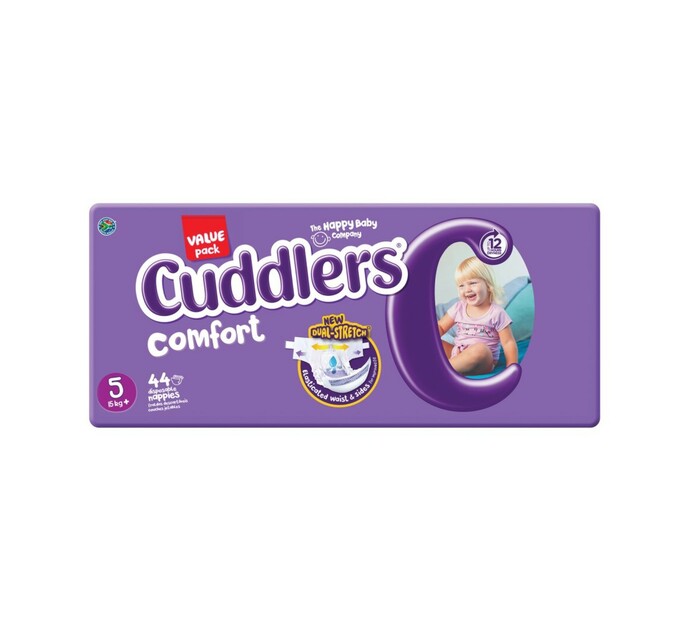 Cuddlers Diapers Size 5 Junior (1 x 44's)