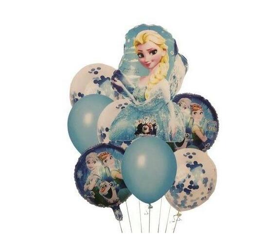 Elsa Frozen Balloon Set 9 Balloons Makro