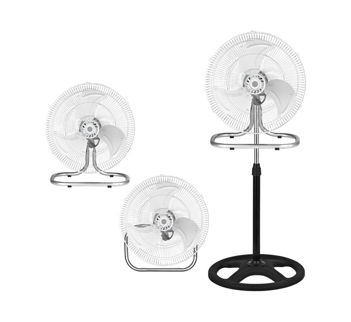 Goldair 45 cm 3in1 High Velocity Pedestal Fan Makro