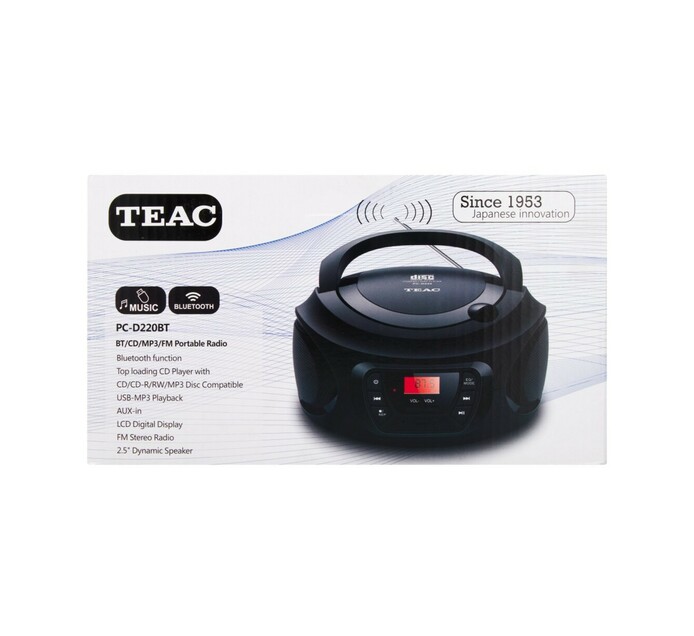 Teac Portable FM Radio and CD Player Makro