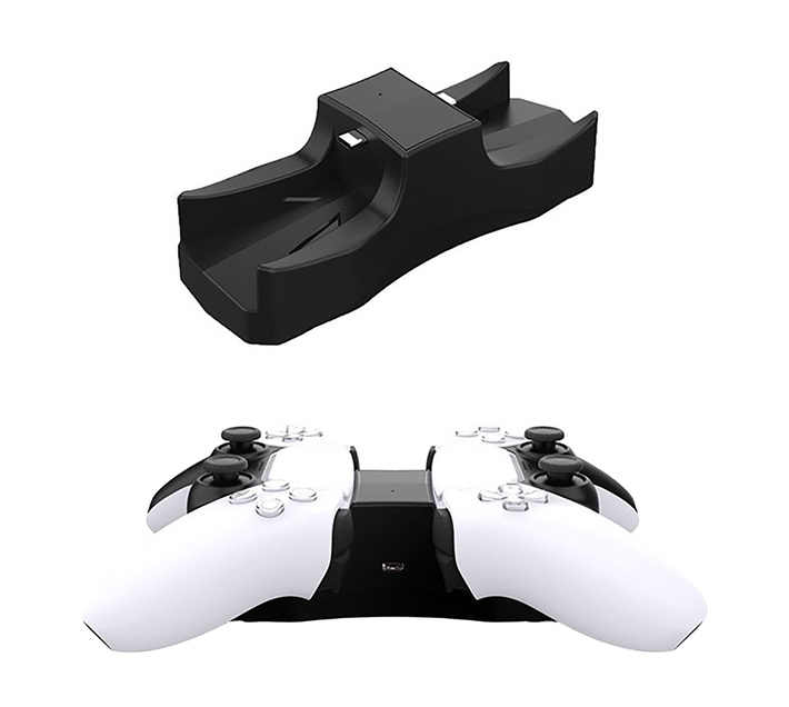 Dual Gamepad Charger Controller Charging Dock For PlayStation 5