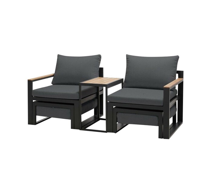 Terrace Leisure 5 Piece Aluminium lounger set Makro