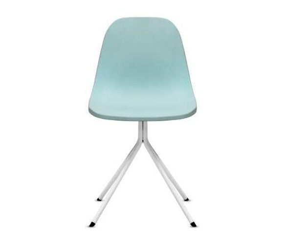 GOF Furniture - Mashome Plastic Chair, Nattier blue