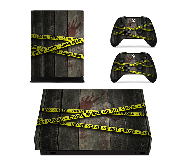 SKIN-NIT Decal Skin For Xbox One X: Crime Scene