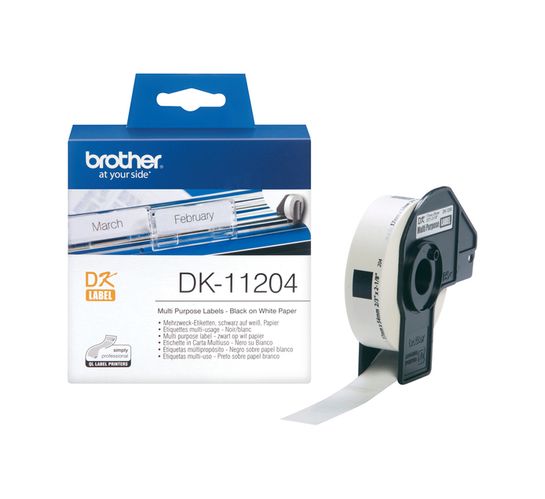 Brother 17mm x 54mm DK-11204 Multi-Purpose Label (17mm x 54mm) 