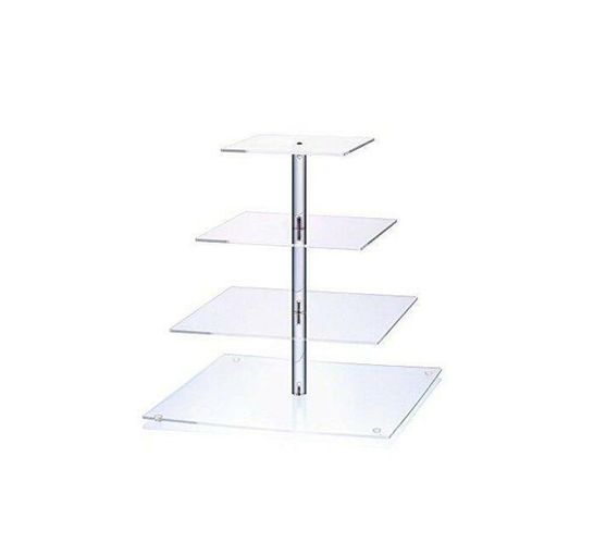 4 / 5 Tier Square Acrylic Cake Stand