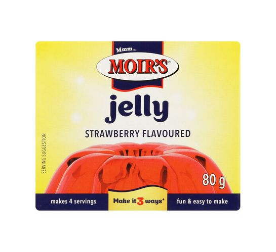 Moir's Jelly Strawberry (1 x 80g)