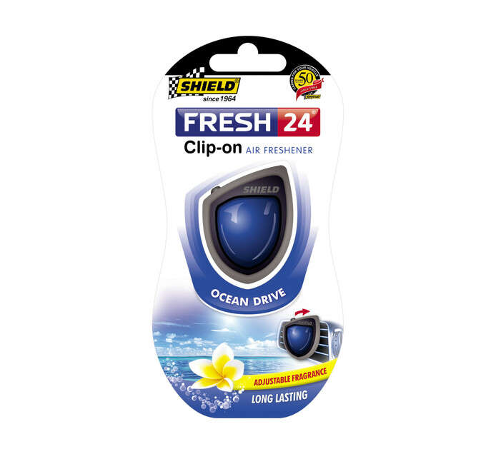Shield 4 ml Fresh 24 clip on air freshener Auto Cleaning Auto